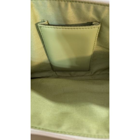 Vintage Y2K Boho Beige Leather Shoulder Strap  q - Picture 6 of 14